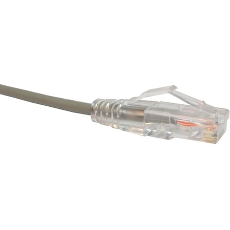 Unc Group 8Ft Cat6 Clearfit Slim Patch Cable Gray CS6-08F-GRY